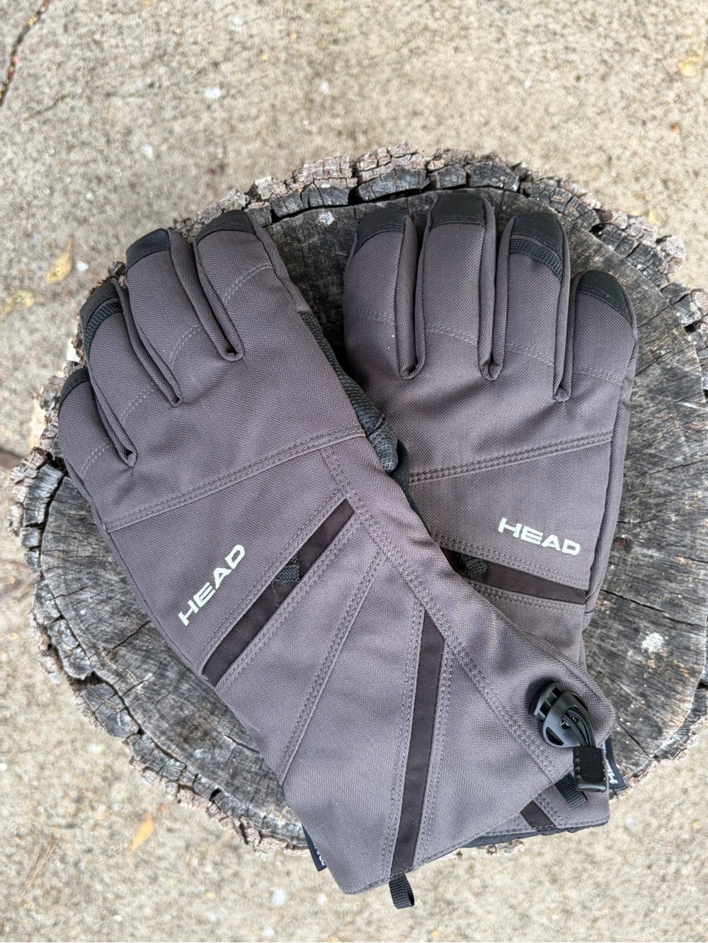 Head Men's Gray Winter Gloves with Touch Tips